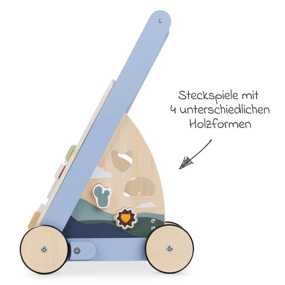 Hauck Lauflernwagen / Sortierwagen Learn To Walk Skills - mit vielen Motorik Spielen