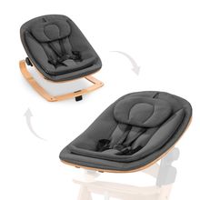 Neugeborenenaufsatz & Wippe Eco - Deep Grey