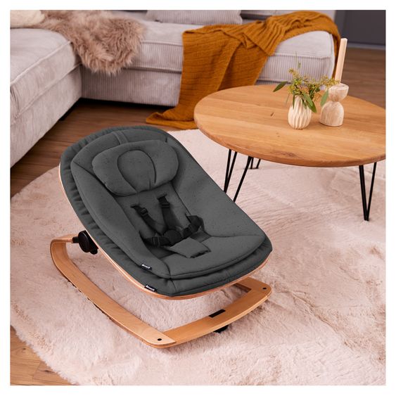 Hauck Neugeborenenaufsatz & Wippe Eco - Deep Grey