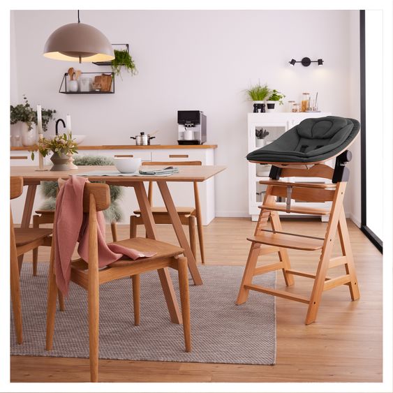 Hauck Neugeborenenaufsatz & Wippe Eco - Deep Grey