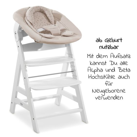 Hauck Newborn Attachment & Rocker for Alpha High Chair Bouncer 2in1 - Disney - Winnie the Pooh Beige