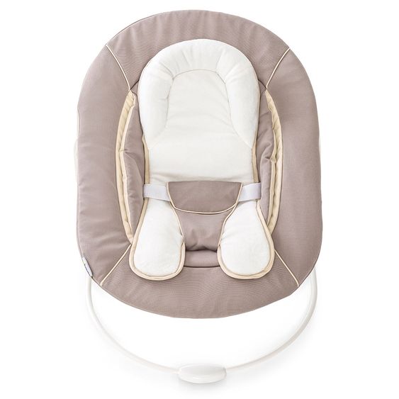 Hauck Attacco neonato e altalena per seggiolone Alpha - sdraietta 2in1 - Stretch Beige