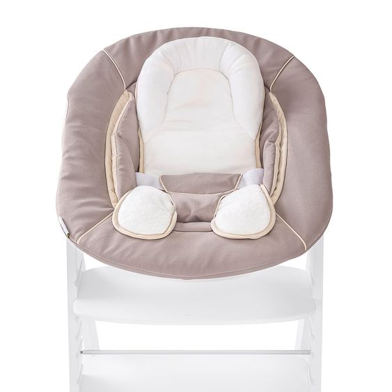 Hauck Attacco neonato e altalena per seggiolone Alpha - sdraietta 2in1 - Stretch Beige