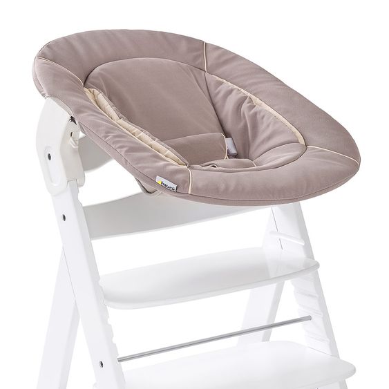 Hauck Attacco neonato e altalena per seggiolone Alpha - sdraietta 2in1 - Stretch Beige