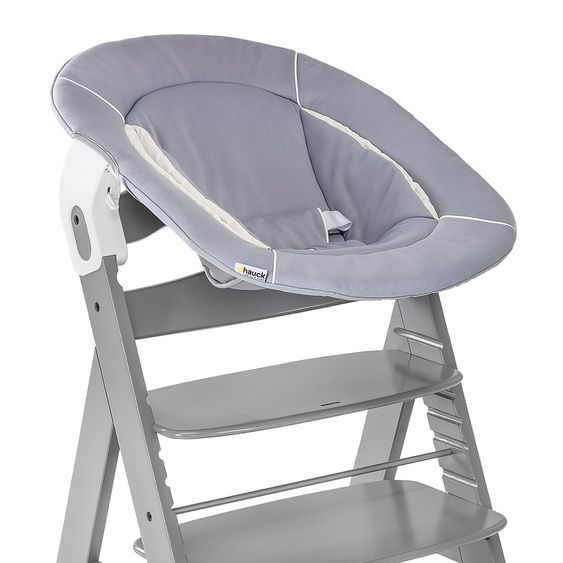 Hauck Newborn attachment & rocker for Alpha highchair - Bouncer 2in1 - Stretch Grey