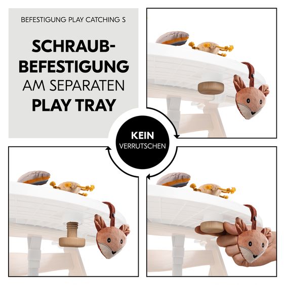 Hauck Play Tray Spiel Catching Spielring für Hochstuhl Alpha+, Beta+ & Arketa - Fox