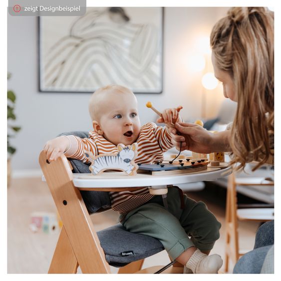 Hauck Play Tray game Reading tactile book for high chair Alpha+, Beta+ & Arketa - Animals