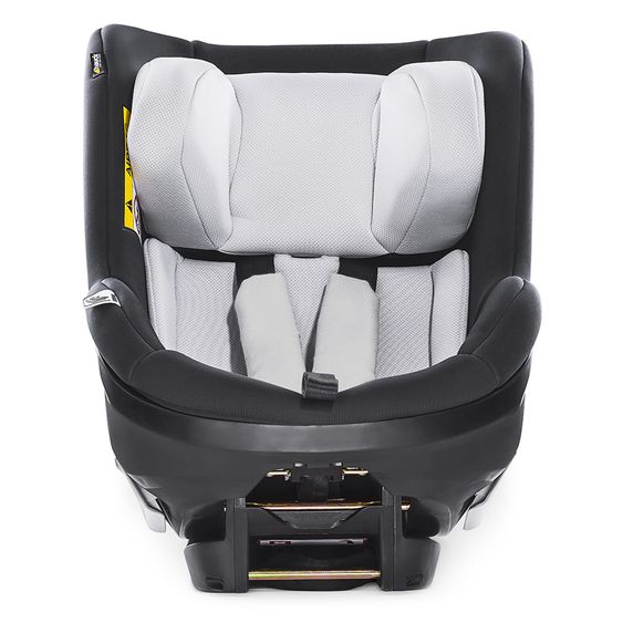 Hauck Reboard Kindersitz iPro Kids - i-Size (bis 4 Jahre) inkl. Sitzverkleinerer und Liegeposition - Lunar