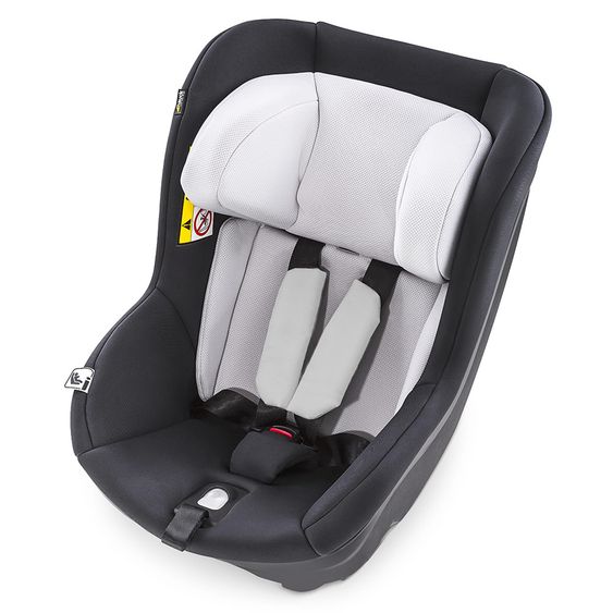 Hauck Reboard Kindersitz iPro Kids - i-Size (bis 4 Jahre) inkl. Sitzverkleinerer und Liegeposition - Lunar