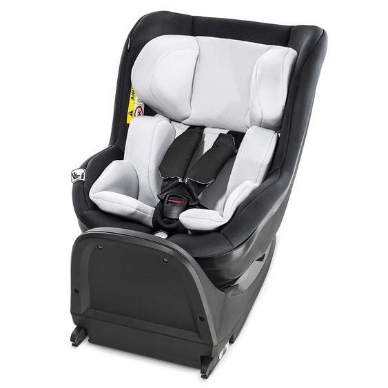 Hauck Reboard Kindersitz iPro Kids inkl. Isofix Basis iPro Base - i-Size (bis 4 Jahre) inkl. Sitzverkleinerer - Caviar