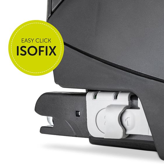Hauck Reboard Kindersitz iPro Kids inkl. Isofix Basis iPro Base - i-Size (bis 4 Jahre) inkl. Sitzverkleinerer - Denim