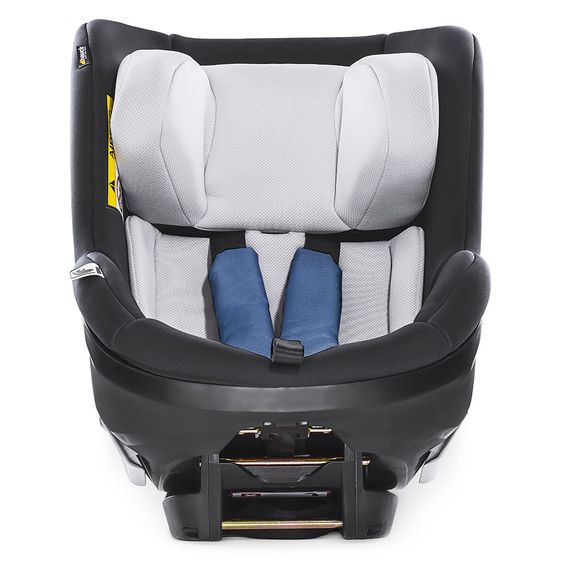Hauck Reboard Kindersitz iPro Kids inkl. Isofix Basis iPro Base - i-Size (bis 4 Jahre) inkl. Sitzverkleinerer - Denim