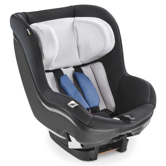 Hauck Reboard Kindersitz iPro Kids inkl. Isofix Basis iPro Base - i-Size (bis 4 Jahre) inkl. Sitzverkleinerer - Denim