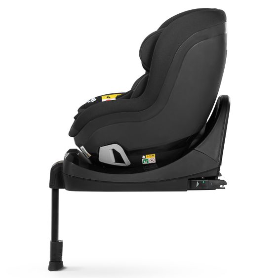 Hauck Reboard Kindersitz Select Kids - i-Size (bis 4 Jahre) inkl. Sitzverkleinerer und Liegeposition - Black