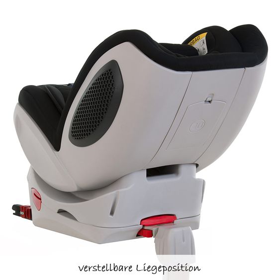 Hauck Reboard-Kindersitz Varioguard Plus inkl. Isofix Basis - Black-Black
