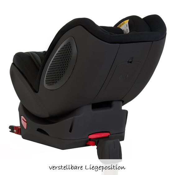 Hauck Reboard-Kindersitz Varioguard Plus inkl. Isofix Basis - Black-Black Edition