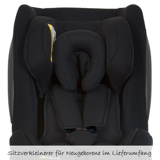 Hauck Reboard-Kindersitz Varioguard Plus inkl. Isofix Basis - Black-Black Edition