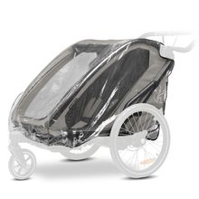 Regenschutz für Fahrradanhänger Bike N Walk Duo Raincover