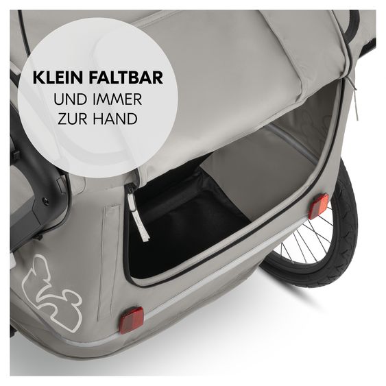 Hauck Regenschutz für Fahrradanhänger Bike N Walk Duo Raincover