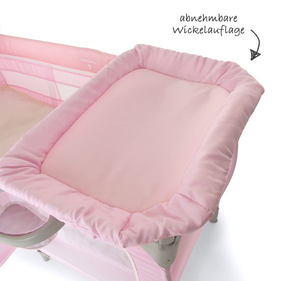 Hauck Reisebett Babycenter - Birdie Grey