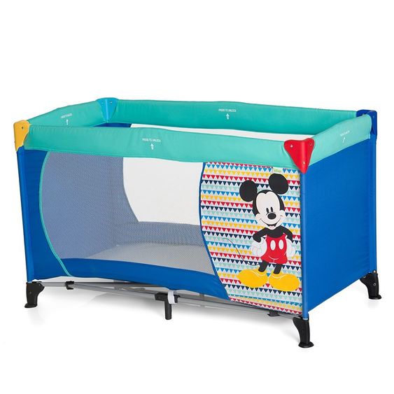 Hauck Reisebett Dream'n Play - Disney - Mickey Geo Blue