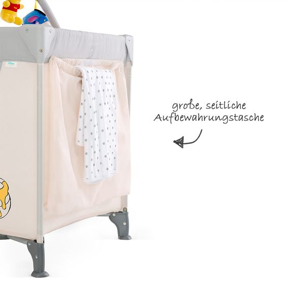 Hauck Dream'n Play Go travel cot - Pooh Cuddles