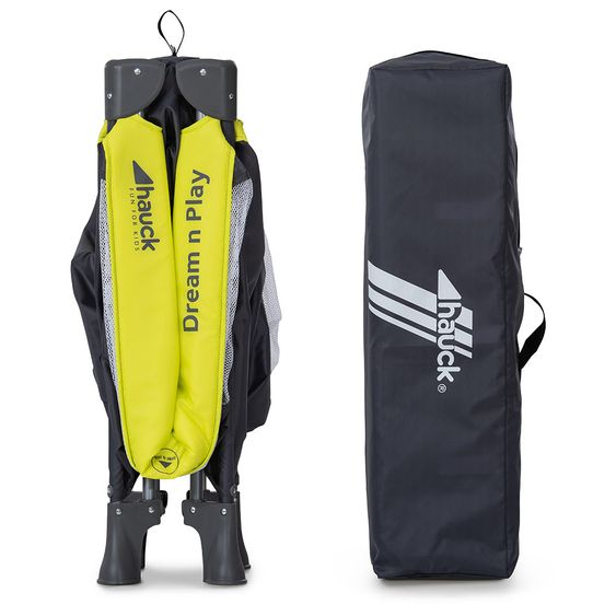 Hauck Reisebett Dream'n Play - Green Grey