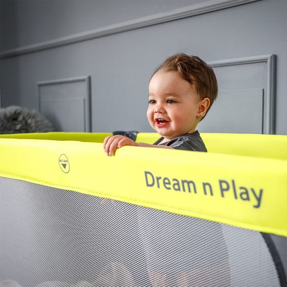 Hauck Reisebett Dream'n Play - Green Grey