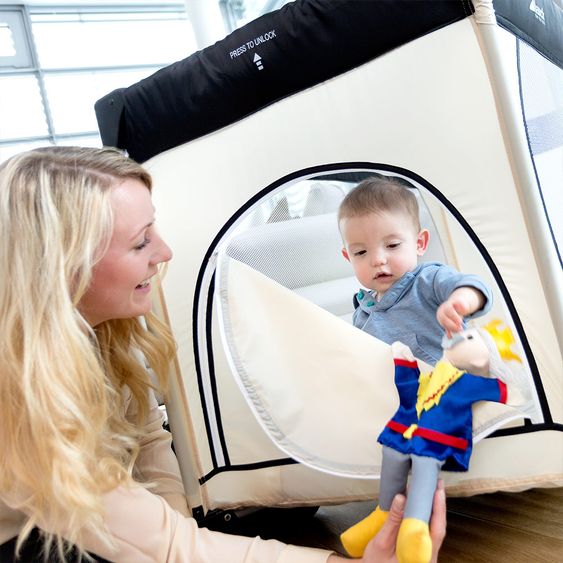 Hauck Reisebett Dream'n Play Plus - Beige Grey
