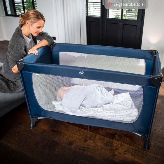 Hauck Travel cot Dream'n Play Plus (with side entry) - Grey