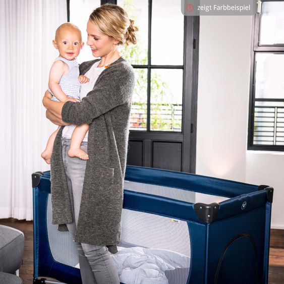 Hauck Travel cot Dream'n Play Plus (with side entry) - Grey