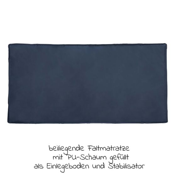 Hauck Reisebett Dream'n Play Plus (mit seitlichem Einstieg) - Navy