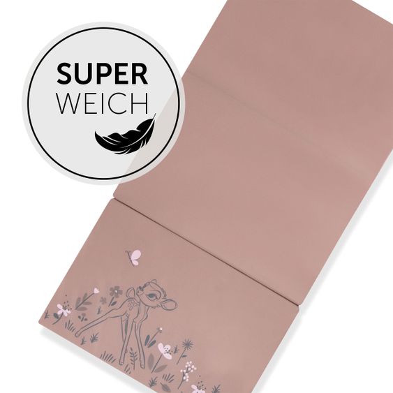 Hauck Reisebett-Matratze Sleeper 60 x 120 cm - Disney - Bambi Rose