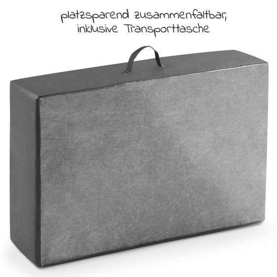 Hauck Reisebett-Matratze Sleeper 60 x 120 cm - Melange Grey