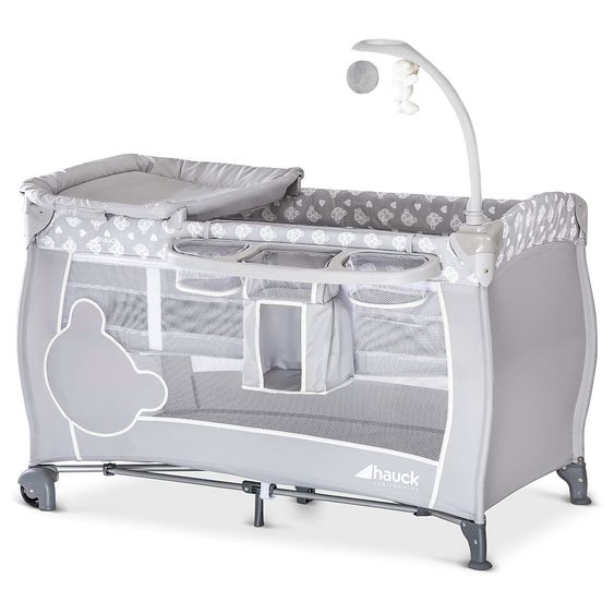 Hauck Reisebett-Set Babycenter - Teddy Grey