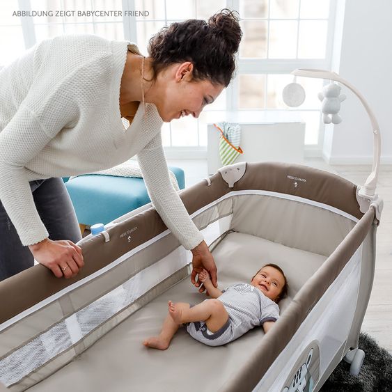Hauck Reisebett-Set Babycenter - Teddy Grey