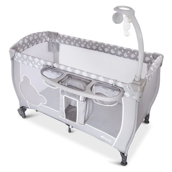 Hauck Reisebett-Set Babycenter - Teddy Grey