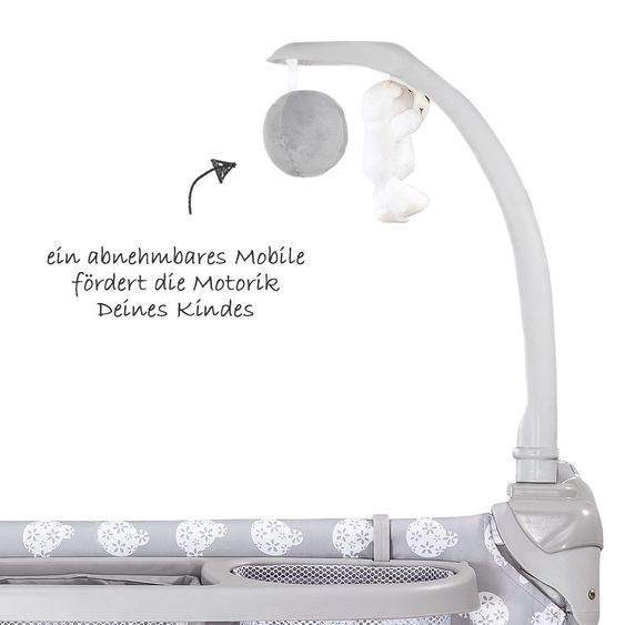Hauck Reisebett-Set Babycenter - Teddy Grey