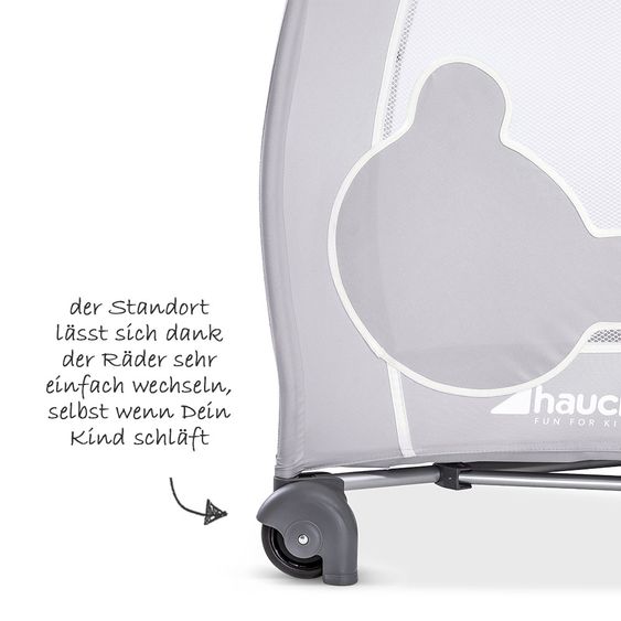 Hauck Reisebett-Set Babycenter - Teddy Grey