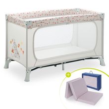 Reisebett Set Dream N Play Plus inkl. Alvi Reisebett-Matratze - Disney Pooh Friends - Beige