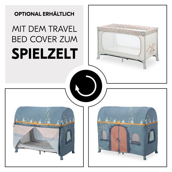 Hauck Reisebett Set Dream N Play Plus inkl. Alvi Reisebett-Matratze - Disney Pooh Friends - Beige