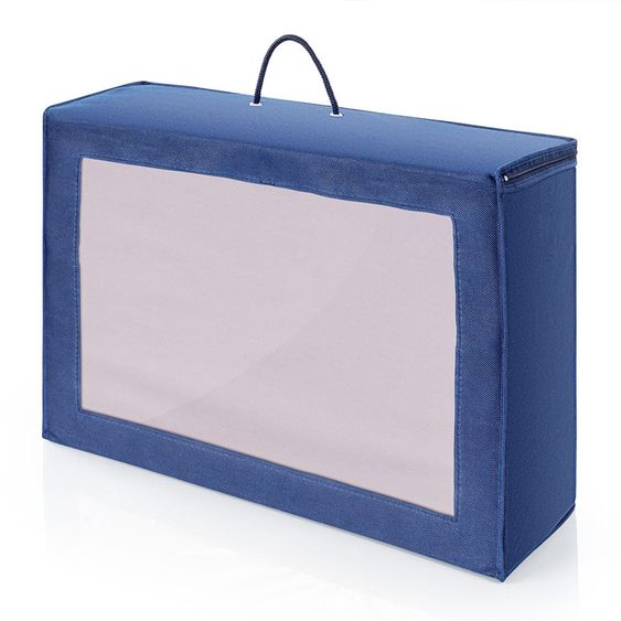 Hauck Reisebett Set Dream'n Play Plus inkl. Reisebett Matratze + 2 Spannbettlaken + Insektenschutz - Navy