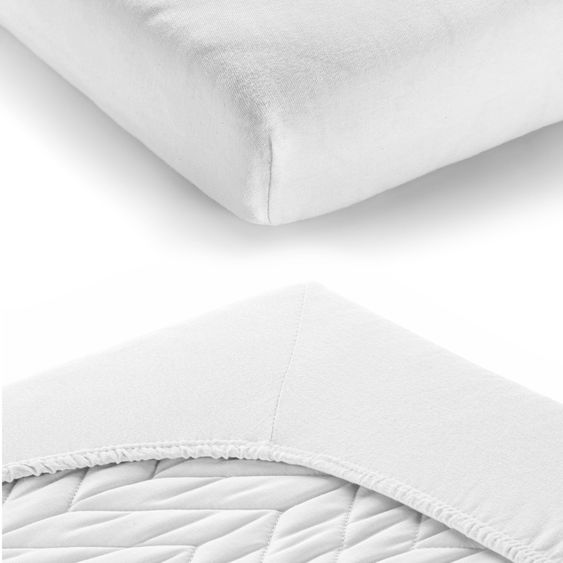 Hauck Reisebett Set Dream'n Play Plus inkl. Reisebett Matratze + 2 Spannbettlaken + Insektenschutz - Navy