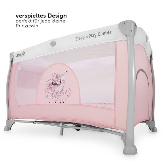 Hauck Reisebett-Set Sleep'n Play Center 3 (inkl. Wickelauflage, Höhe verstellbar) - Sweety
