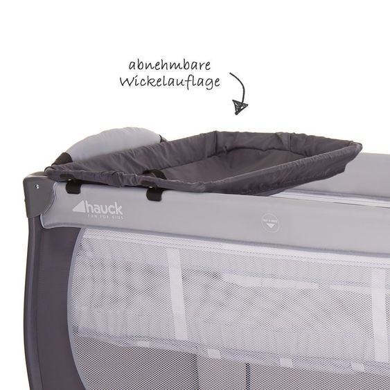 Hauck Reisebett-Set Sleep'n Play Center - 60 x 120 - Stone