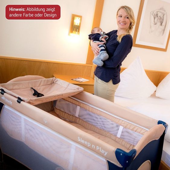 Hauck Reisebett-Set Sleep'n Play Center - 60 x 120 - Stone