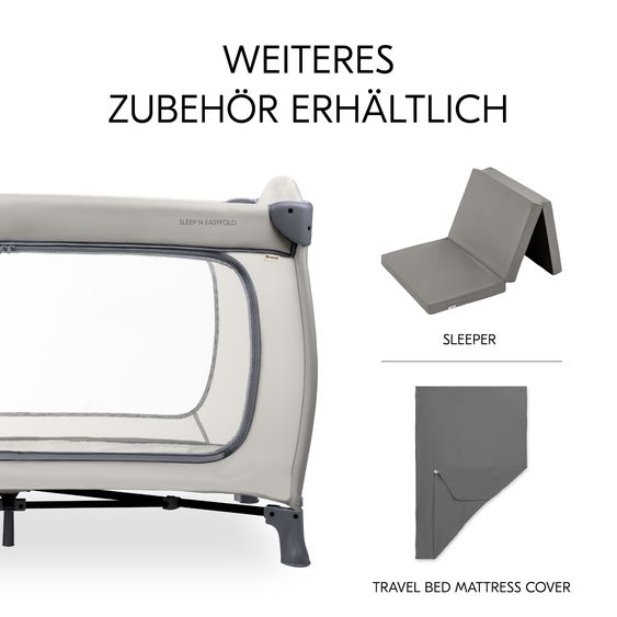 Hauck Reisebett Sleep N Easyfold - Dark Grey