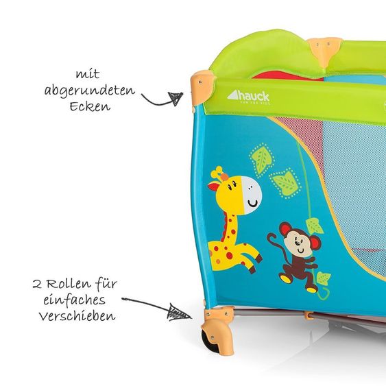 Hauck Reisebett Sleep'n Play Go - Jungle Fun