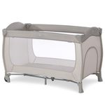 Hauck Reisebett Sleep'n Play Go Plus (mit Rollen und seitlichem Einstieg) - Beige