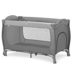 Reisebett Sleep'n Play Go Plus (mit Rollen und seitlichem Einstieg) - Grey